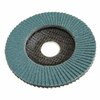 Forney Flap Disc, Type 27, 4-1/2 in x 7/8 in, ZA60 71927